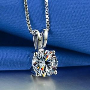 S925 Faux diamond necklace
